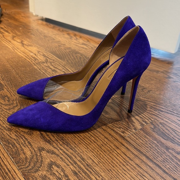 AQUAZZURA suede heels - Picture 2 of 4